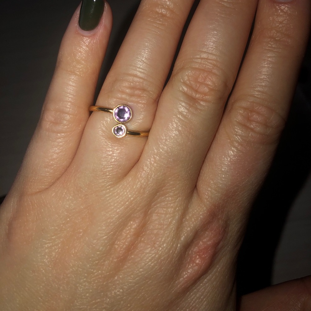 Alex and Ani birthstone ring